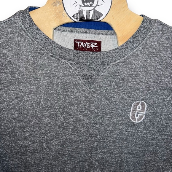 Etnies Mikey Taylor 09’ Collaboration Grey Pullover Crewneck Logo Hit Sweater - Picture 4 of 7